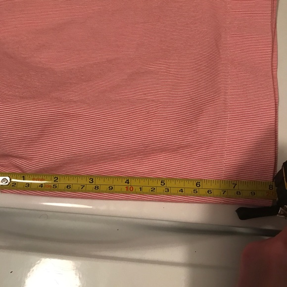 Tail Pink Seersucker Bermuda Golf Shorts-4 - Picture 7 of 8